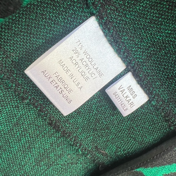 DVF Green Pattern Blazer Jacket Valkeri - Picture 7 of 7